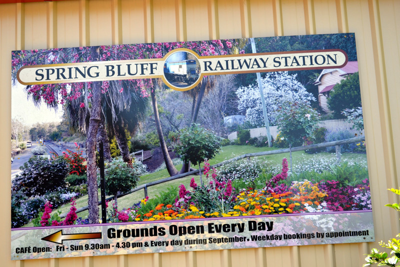 Sign at the station