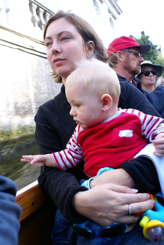Me & mummy on the canal ride
