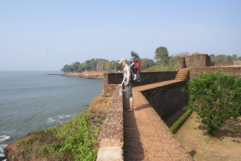 At the fort