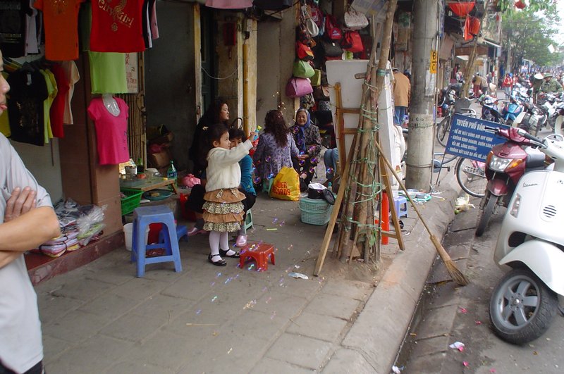 Typical Hanoi Footpath