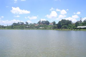 Lake In Center Of Town