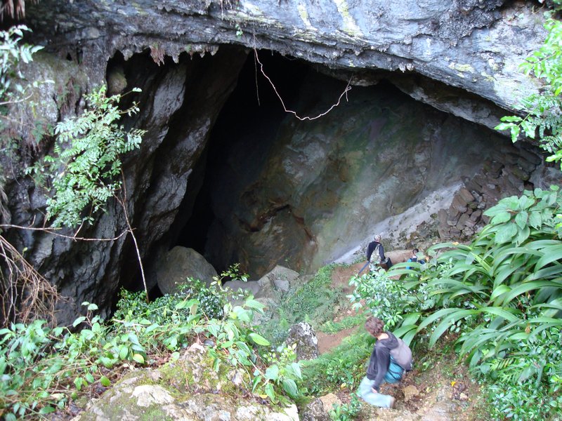 Entrance to cave
