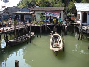 Muslim fishing village