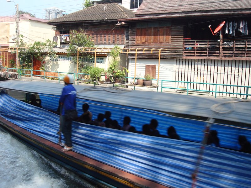 Bangkok - Canal taxi boat