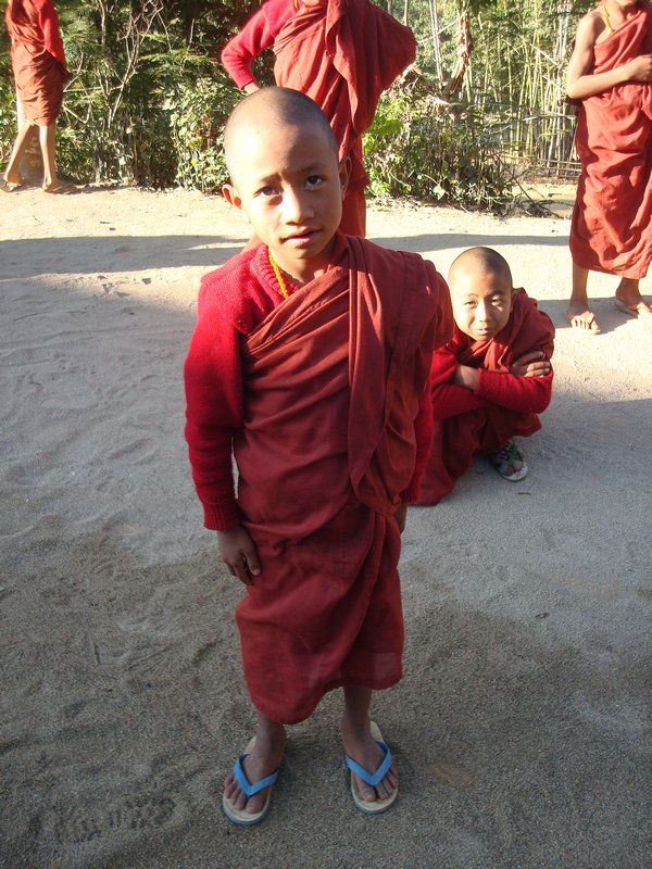 Monks at monastery