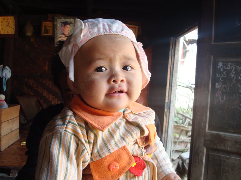 Baby from village near Kyaukme