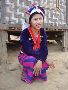 Lady in traditional dress from village near Kyaukme