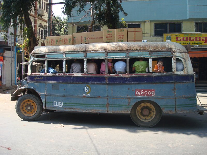 Bus in Mandalay