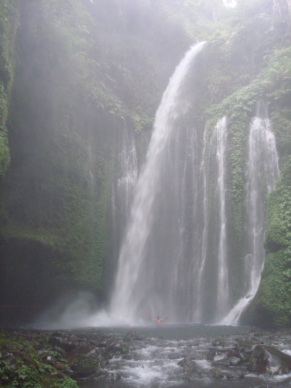Me in 2nd waterfall near Senaru