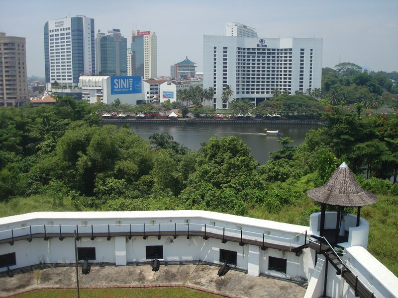 View of city from fort