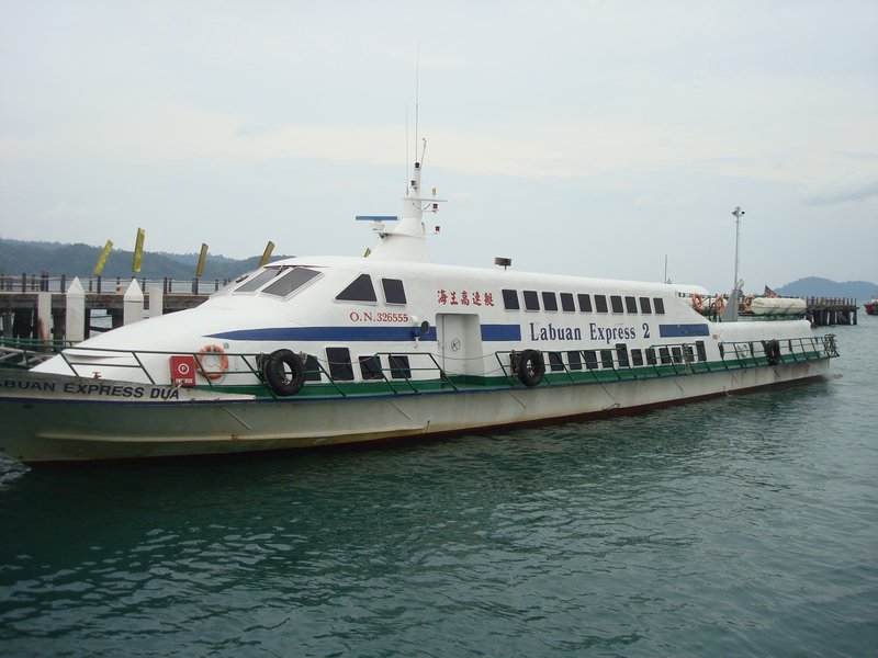Ferry that I took between Palau Labuan and KK