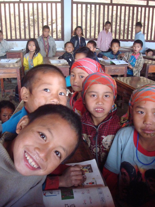 School in the Akha Eupa village
