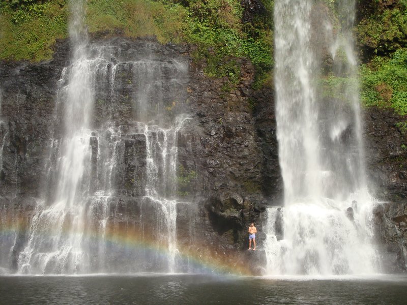 Rainbow at Yuang Waterfall