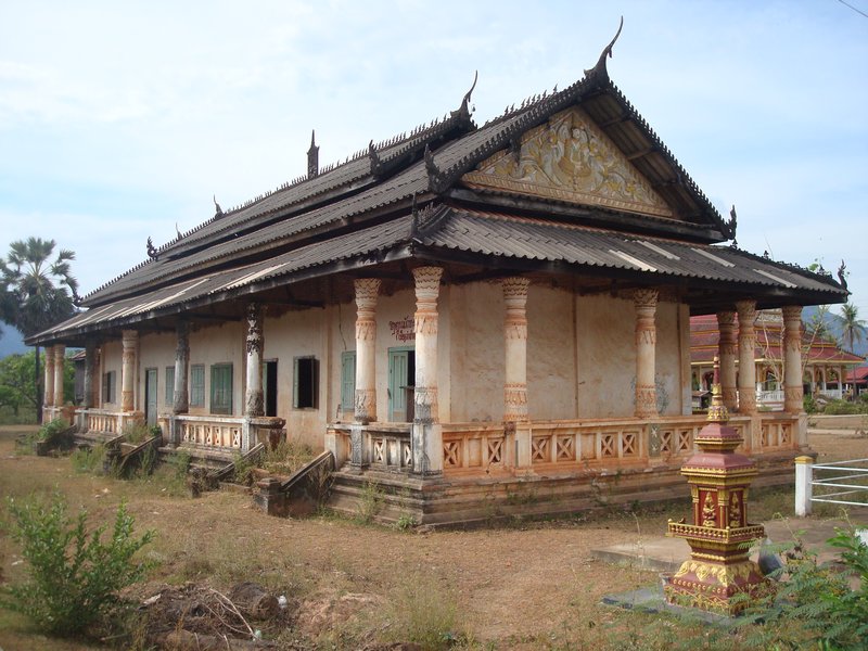 Old temple in Champasak