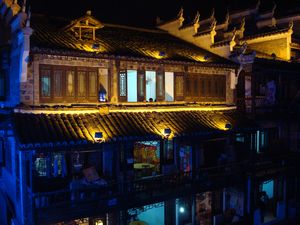 Zhenyuan at night