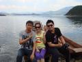 Lugu lake - Yao and his friends