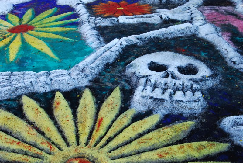 Day of the Dead Sand Painting