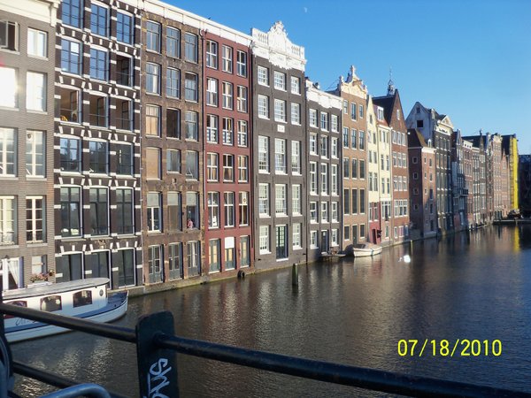 Houses along one of the main Canals