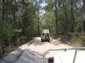 On the road on Fraser Island
