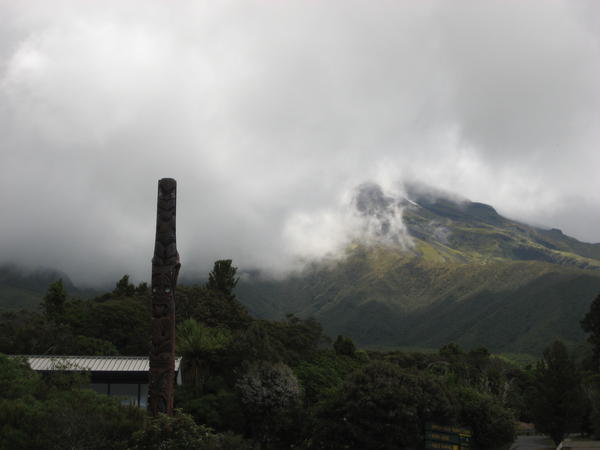 Mt Taranaki buried in the Clouds