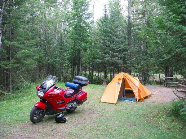 Camping at Balsam Lake