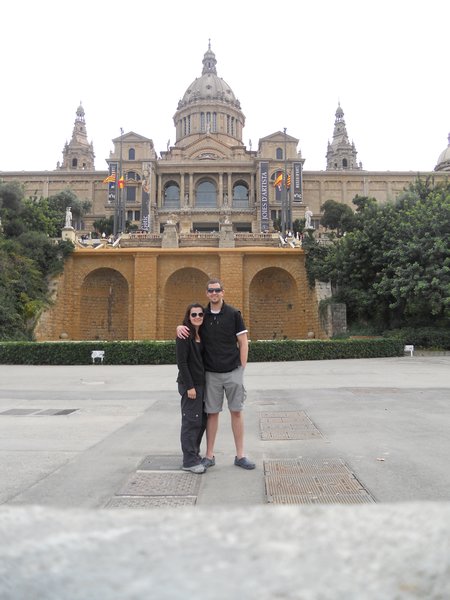 The Museum that gave us great views over Barcelona