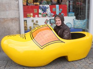 Laura in a clog