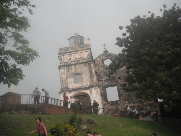 Vestige de monument à Malacca