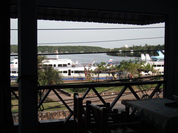 vue de notre chambre, à Krabi