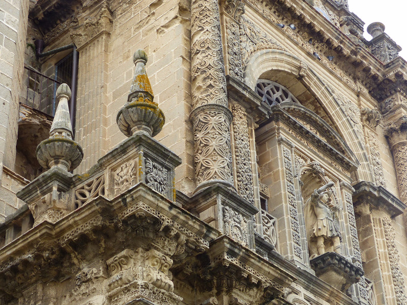detail of the cathedral in Jerez de la Frontera