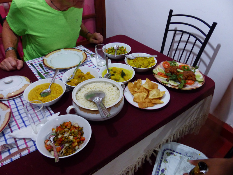 Dinner at Thathsara 