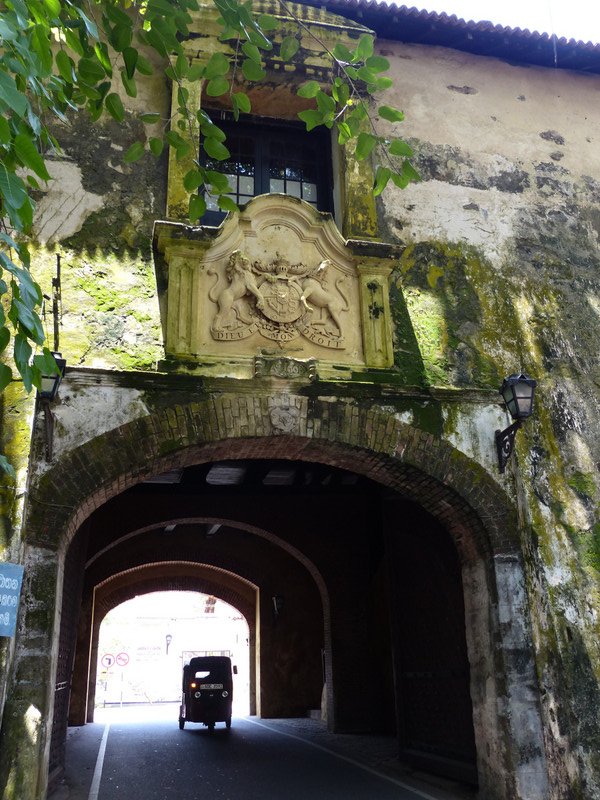 The old gate to the fort
