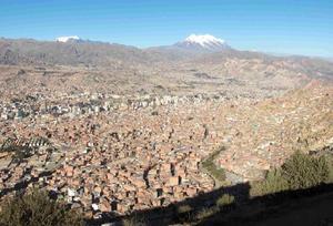 Bird's Eye View of La Paz