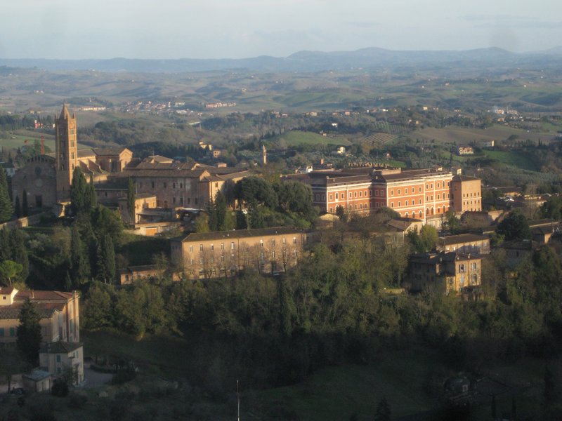 Tuscan Countryside from Siena's Museum Bridge