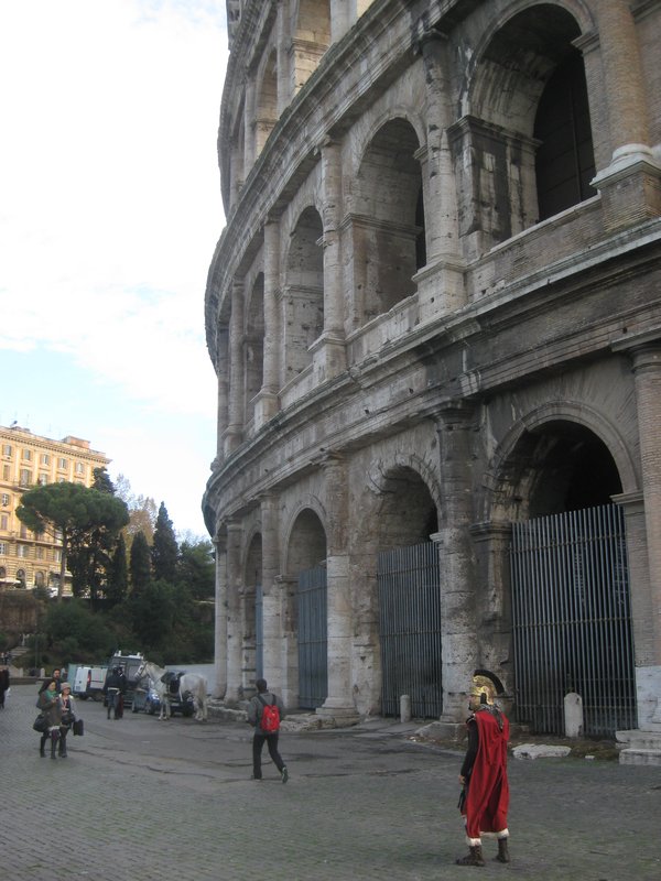 Guarding the Colosseum?