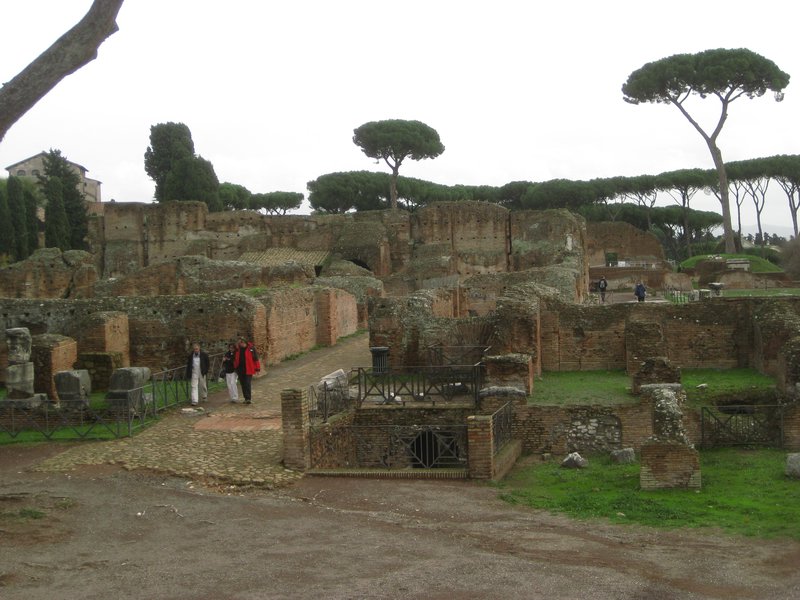 Looking Back Across Palatine Hill