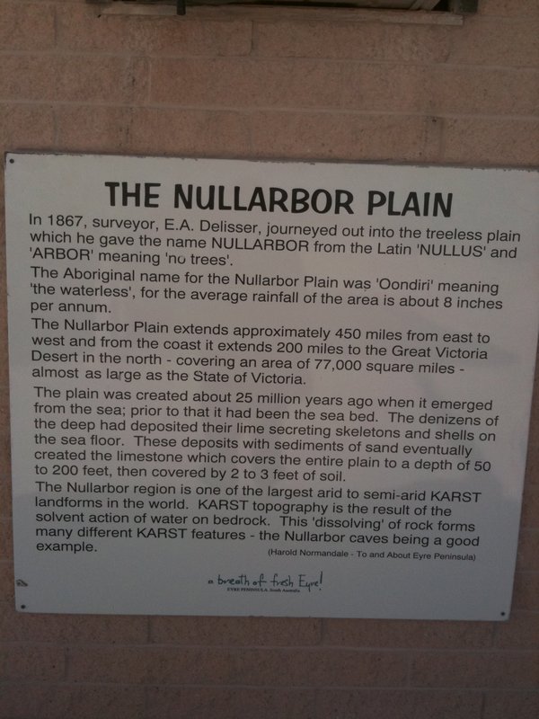 Nullarbor Facts