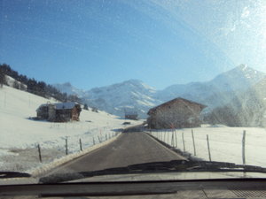 On the way to Gstaad