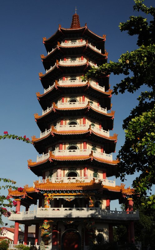 the tower of the pagoda