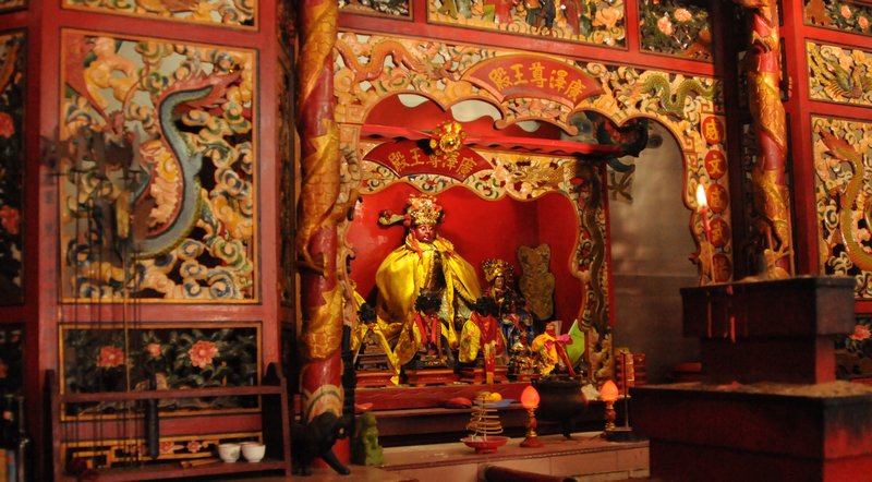 inside the pagoda