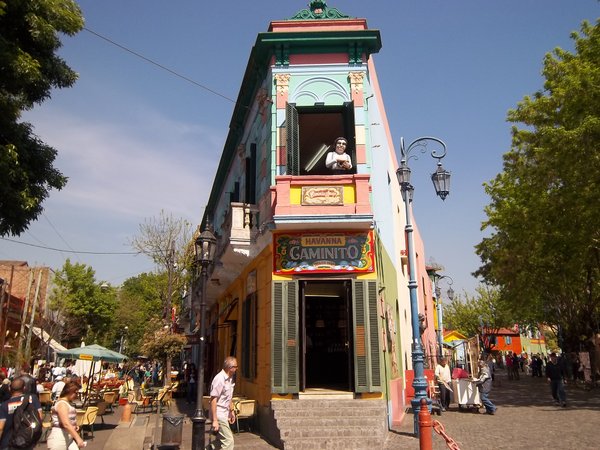Famous street in La Boca