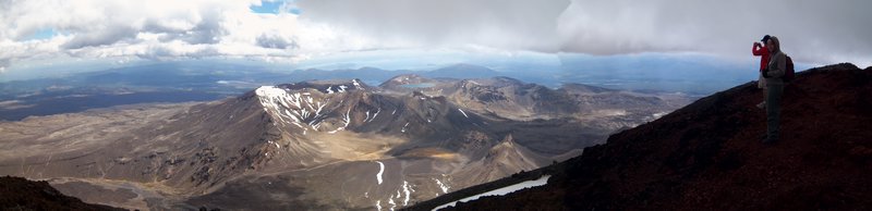 Panoramic from top of Mount Doom