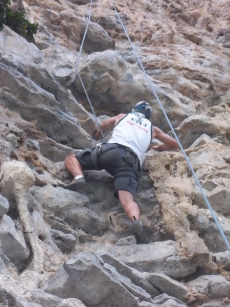 Richard Climbing