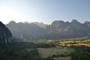 View from Pha Poak mountain 