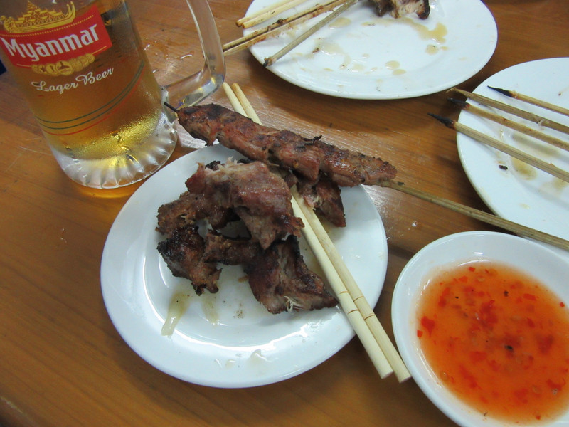 Barbecued meat - delicious