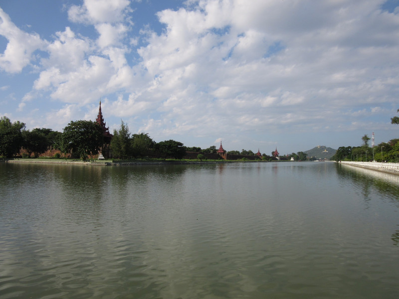 Mandalay palace moat