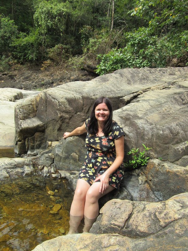 Koh Chang - Khlong Phu waterfall, enjoying natural Dr. Fish