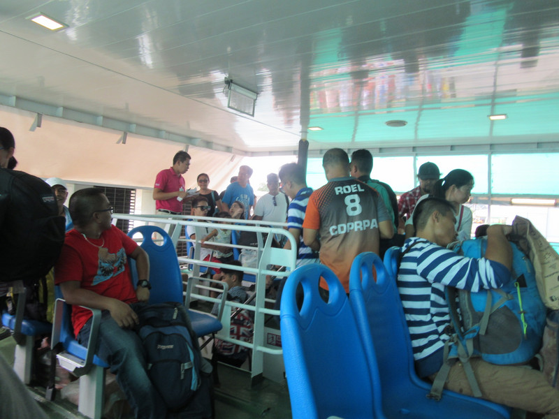 On the ferry from Cebu City