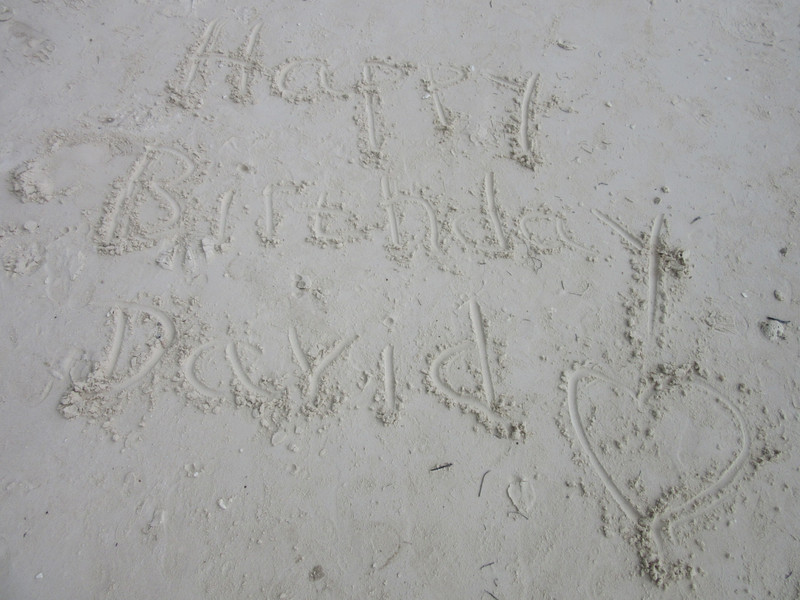 Random Alona Beach picture - Birthday message