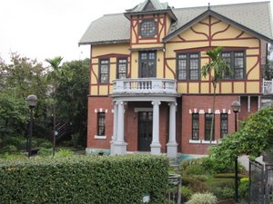 The Storyhouse - a faux tudor house